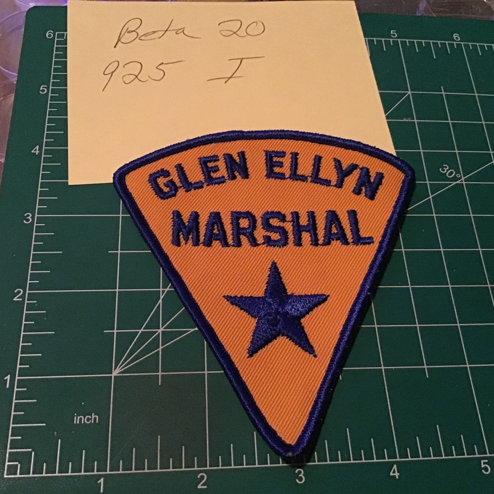 Glen Ellyn Illinois (IL) Marshal Patch
