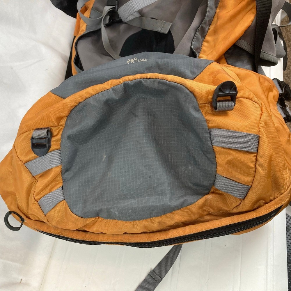 Osprey Aether 70 Hiking Pack Orange Gray M Backpacking Outdoors Trek - MODIFIED