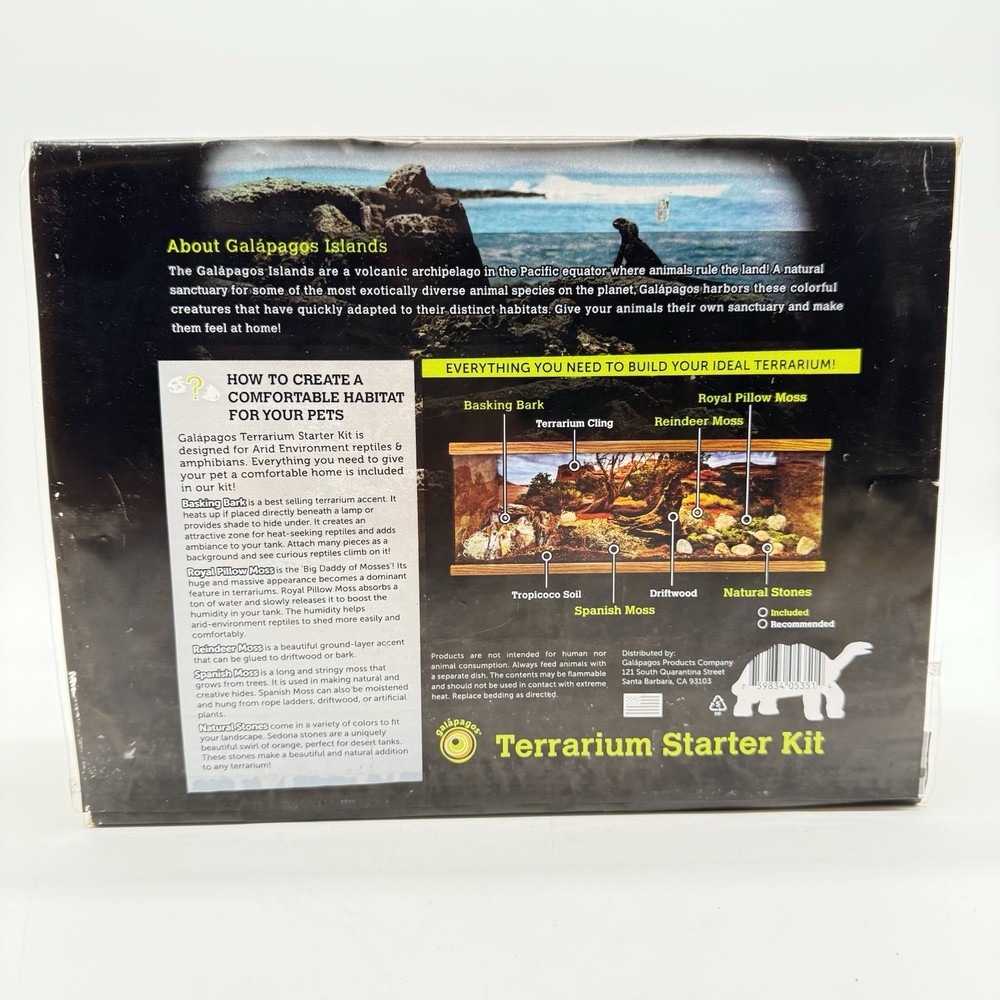Galapagos Terrarium Starter Kit, Arid