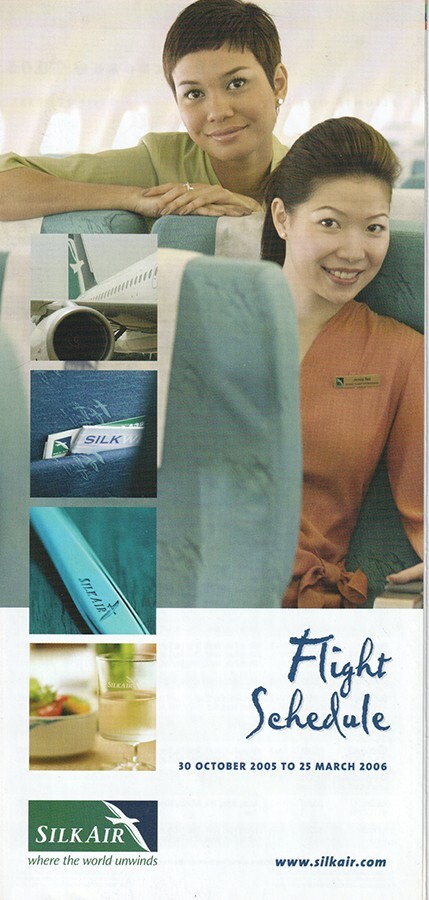 SilkAir timetable 2005/10/30