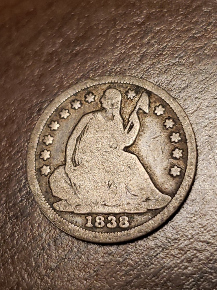 1838 Seated Liberty Silver Half Dime