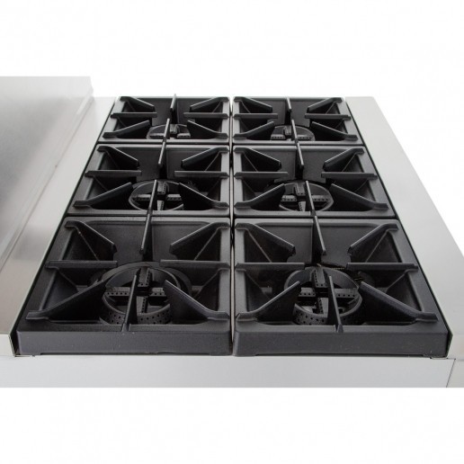 36" Range - 6 top burners and 1 standard oven