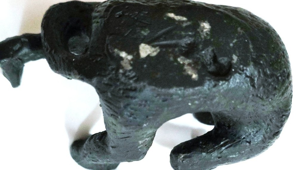 Unusual Cast Iron Monkey