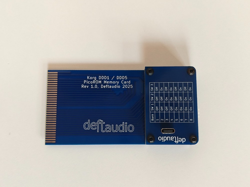 Deftaudio Programmable PCM card for Korg DDD-1 / DDD-5