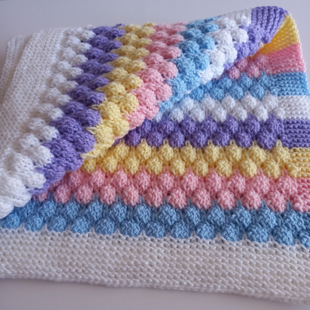 Hand Knitted Baby Blanket