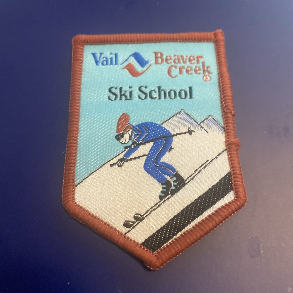 VAIL Beaver Creek Ski School Iron On Patch