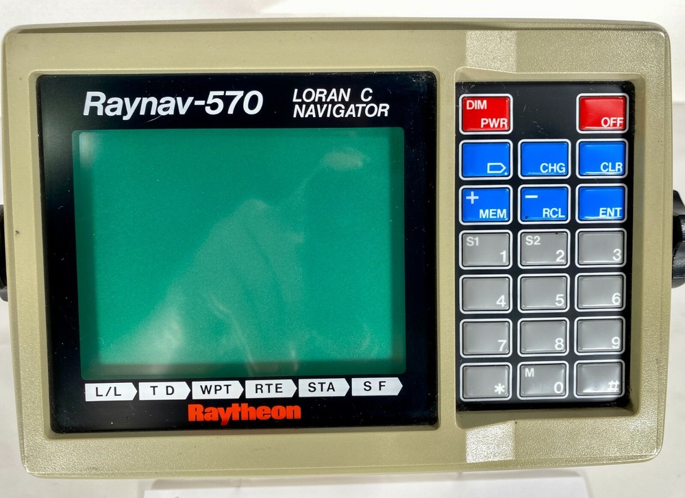 Raytheon Raynav-570 Loran C Marine Navigator ~ Untested / Working When Pulled