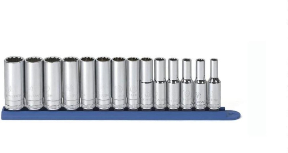 14 Pc. 3/8" Drive 12 Pt. Deep Socket Set, Metric - 80562