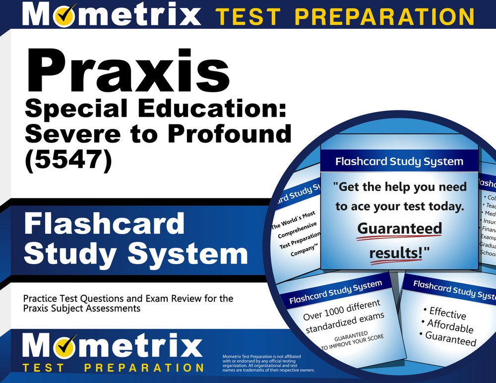 Praxis Special Education: Severe to Profound (5547) Flashcard Study System