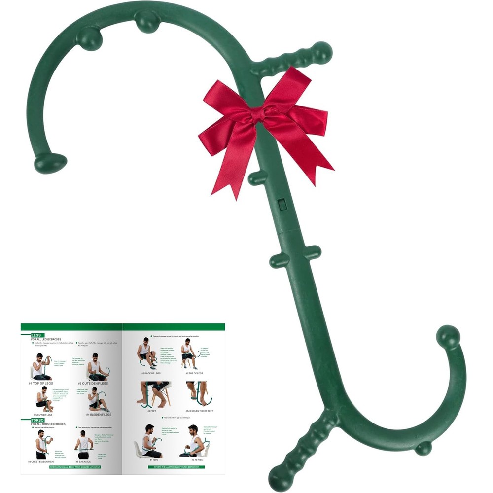 Shrdaepe Massage Trigger Point Cane, Body Deep Tissue, Handheld Back, Neck, S...