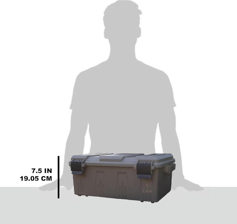 MTM ACDC30, Divided Ammo Crate Utility Box, Water- Resistant, Stackable, Snap La