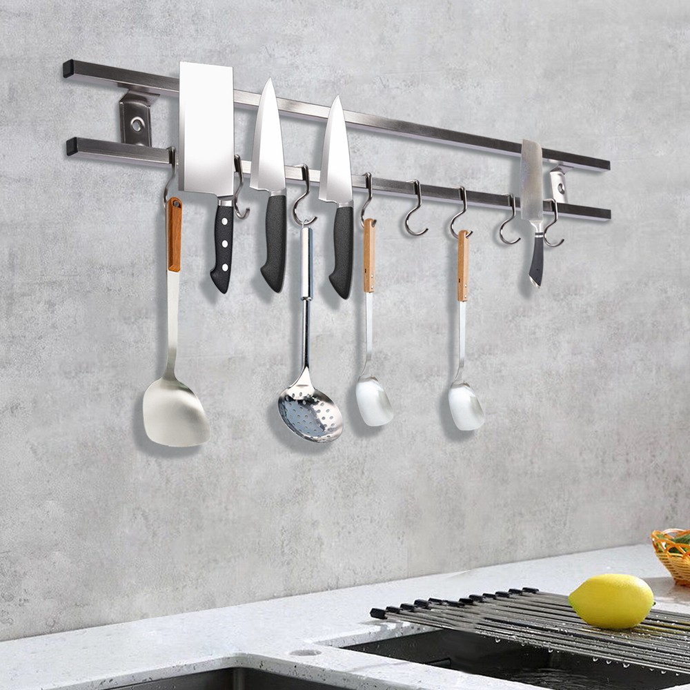 Magnetic Knife Holder Kitchen Racks Utensil Holder Powerful Magnetic Anti-rust
