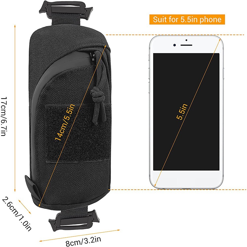 Tactical Molle Accessory Hunting Tool Utility Bag Backpack Shoulder Strap Pouch