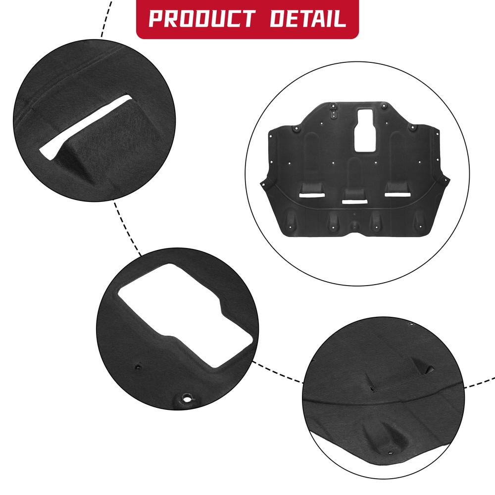 Engine Under Cover Splash Shield Front Support For 2015 2016 2017 Hyundai Sonata