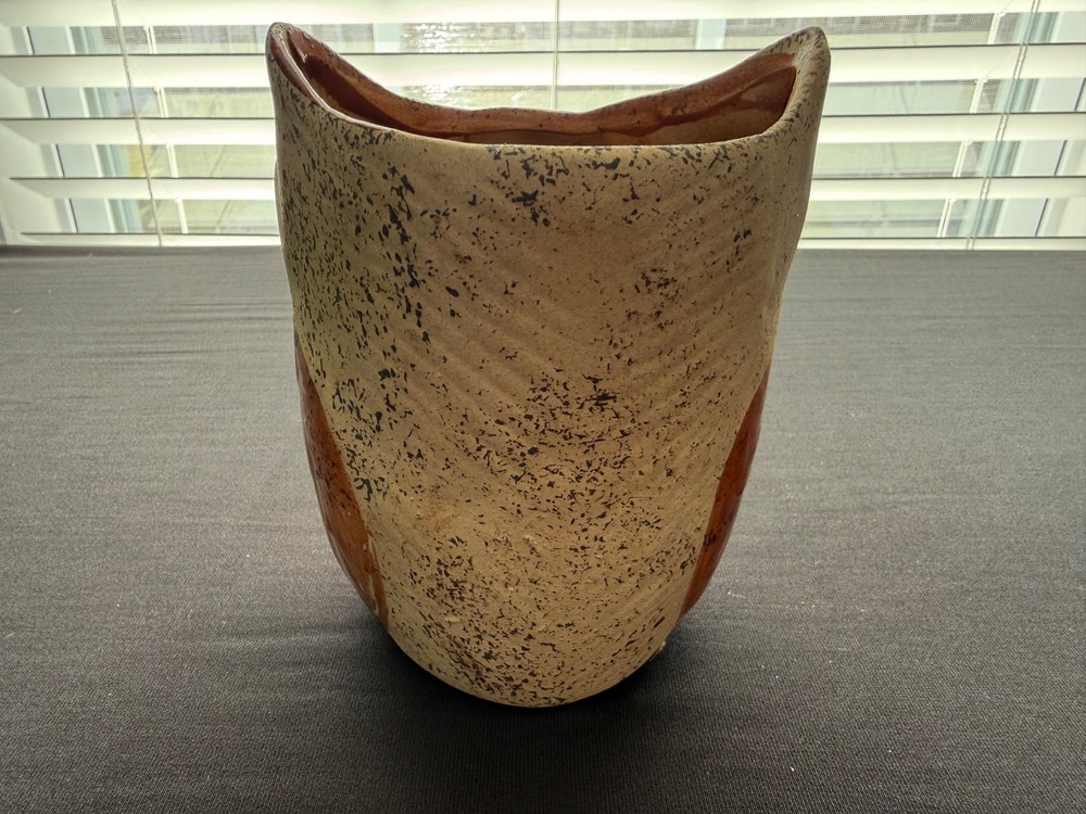 Vintage Owl Planter Pot Rustic Green Brown BOHO BEAUTIFUL