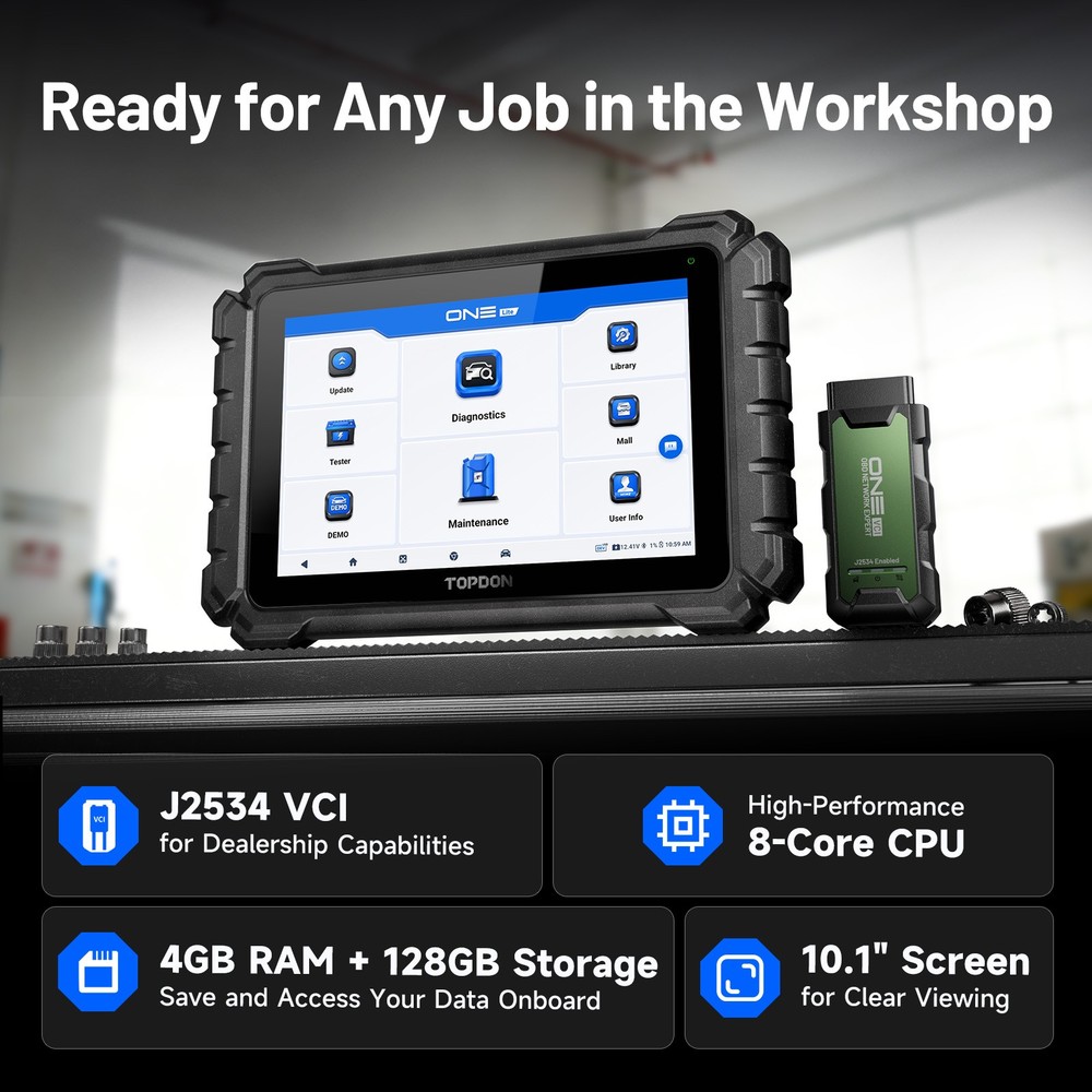 2026 TOPDON ONE Lite ECU Coding Professional Auto Diagnostic Scanner Tool CANFD