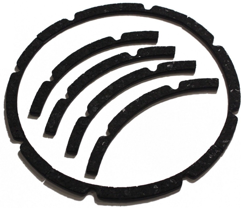 10" Speaker gaskets Pair Rubitex / Cork !!!!!!!!!!!!!!!