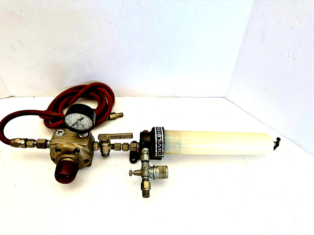 DeVILBISS Air regulator and water separator and hose