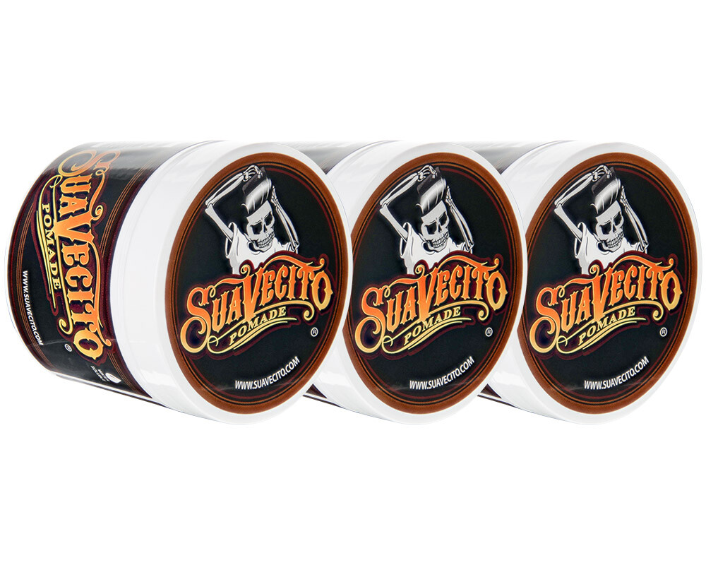 Suavecito Original Hold Pomade 3 Pack Bundle 4 oz. Cans