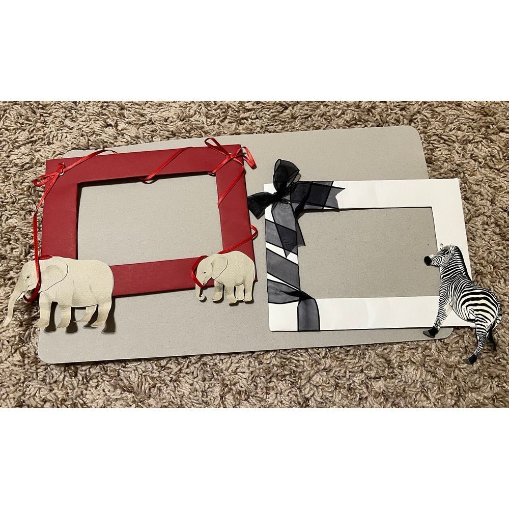 10 Handmade frames from scrapbooking, card making, crafts new
