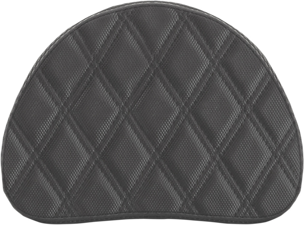 SADDLEMEN Sissy Bar Pad - Lattice Stitched - Black 0513SDC