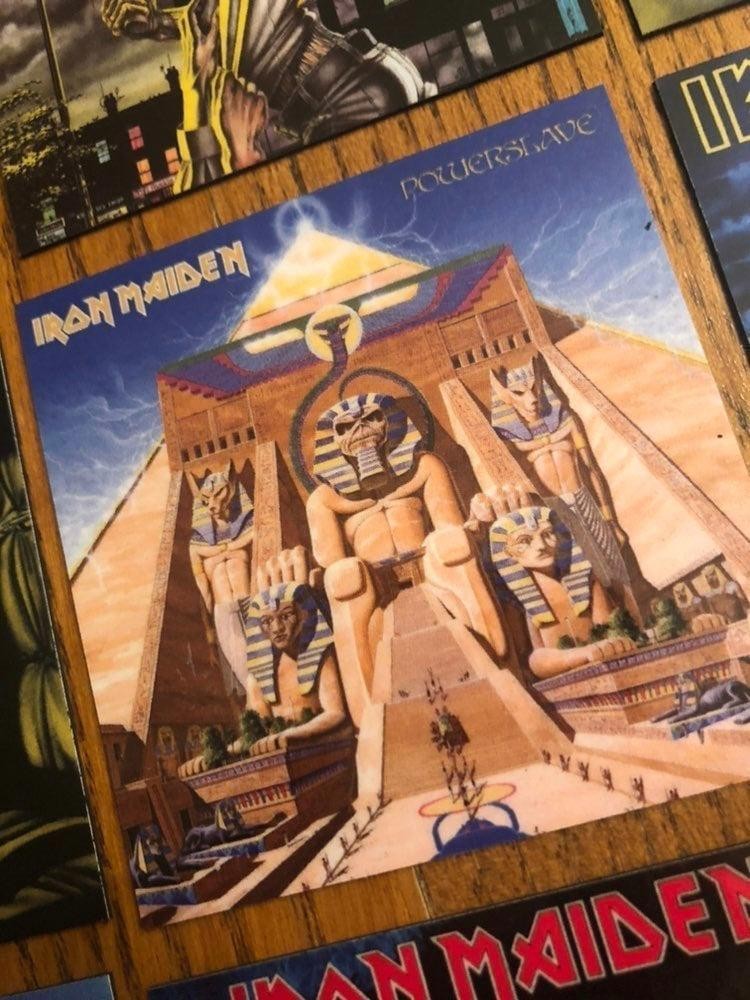 Iron Maiden fridge magnets full set