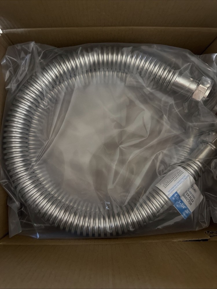 Procuru #6WFF36-B Water Flex Connector 1-1/4" FIP x 1-1/4" FIP x 36" 2-Pack