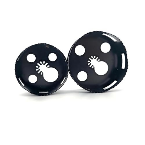 Upgrade 2pcs Hand Held Circular Saw Multi Tool, Electrical Box Cutter Ceiling