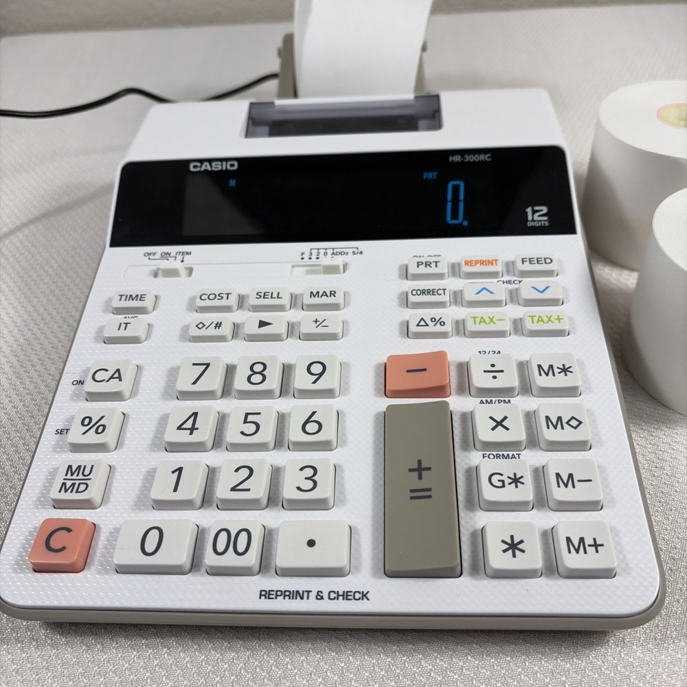 Casio HR-300RC Printing Calculator