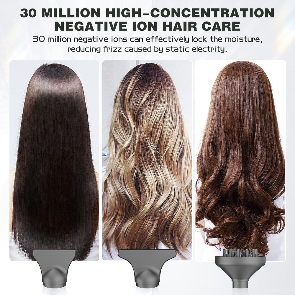 slopehill Professional Ionic Hair Dryer with Diffuser - Lightweight, Compact,...
