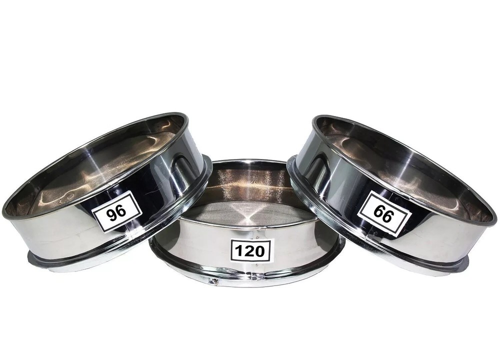 Aluminum Herbal Pollen Hash Extractor stackable sifter 120, 96, 66 Micron Screen