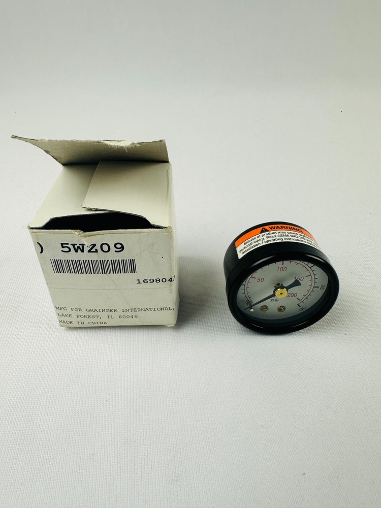 Westward Grainger 169804A Pressure Gauge