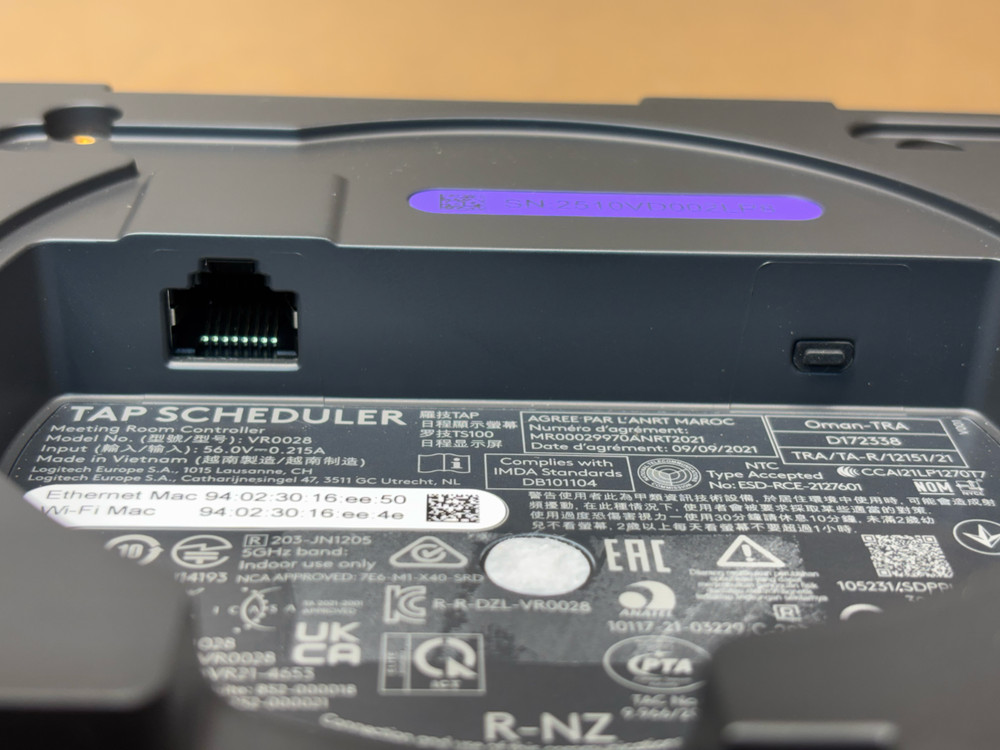 LOGITECH 952-000091 Tap Scheduler Scheduling IPS LCD Panel Display 10.1"