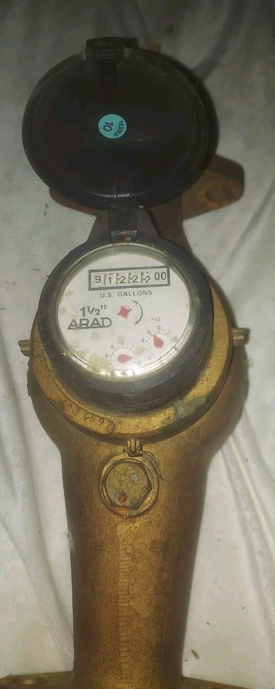 Arad 1 1/2" Water Meter Used