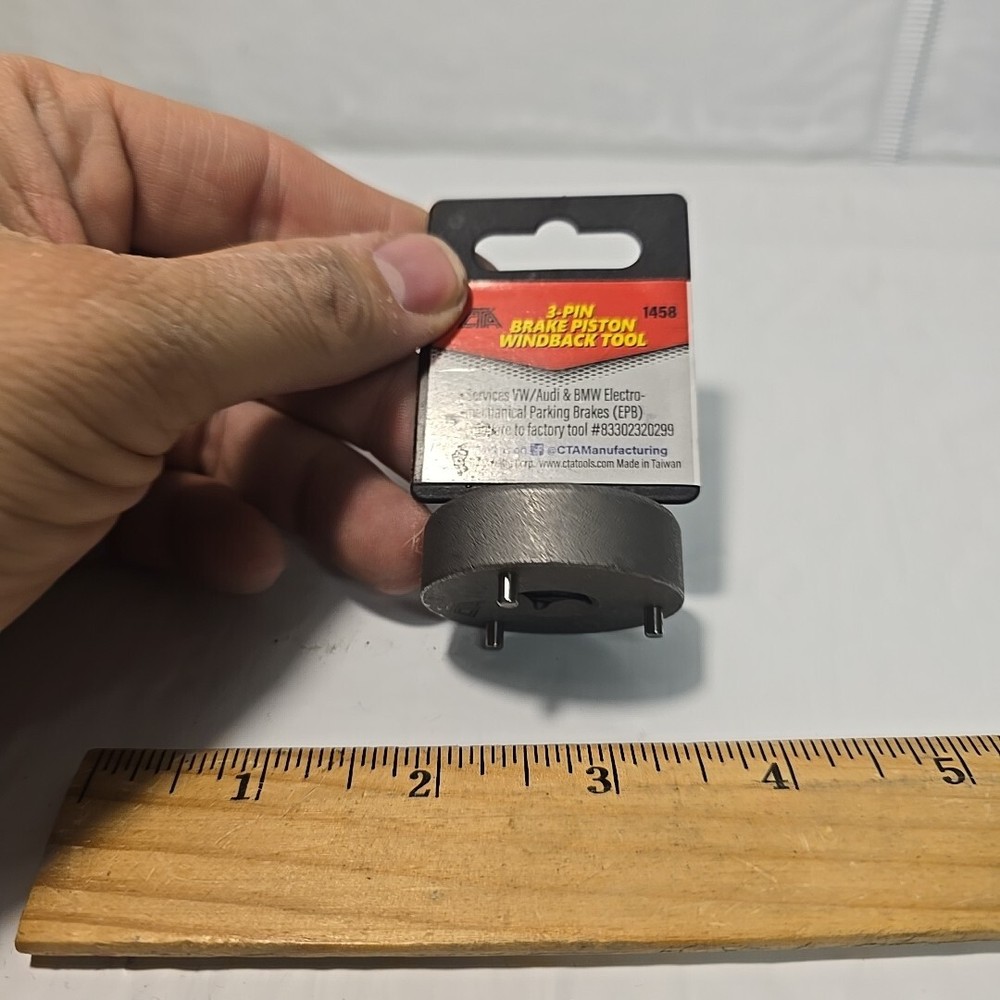 CTA Tools 1458 3 Pin Brake Piston Wind Back Adapter