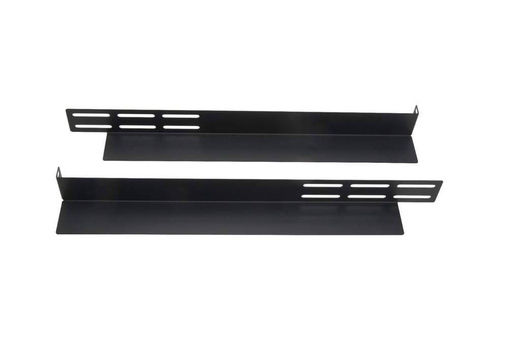 1U 4-Post Adjustable Rack Mount Server Shelf Rails - Audio/Network/IT Equipment