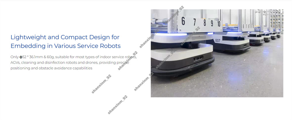 N10P 360°2D Detection LiDAR for Precise Positioning & Obstacle Avoidance