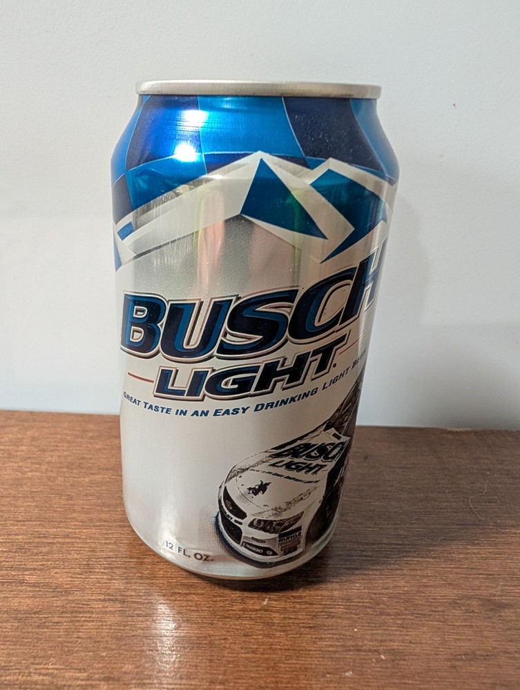 2016 BUSCH LIGHT KEVIN HARVICK #4 NASCAR CAN. EMPTY BOTTOM OPENED.