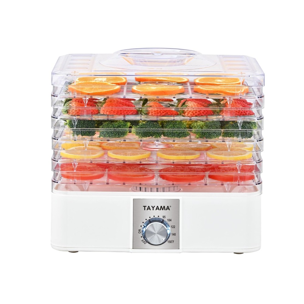 5-Tray Stackable Clear Food Dehydrator