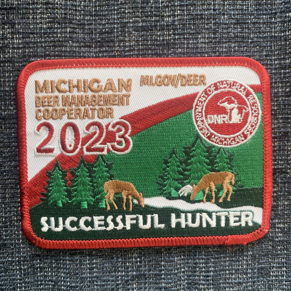 2023 Michigan DNR Successful Deer Hunter Patch