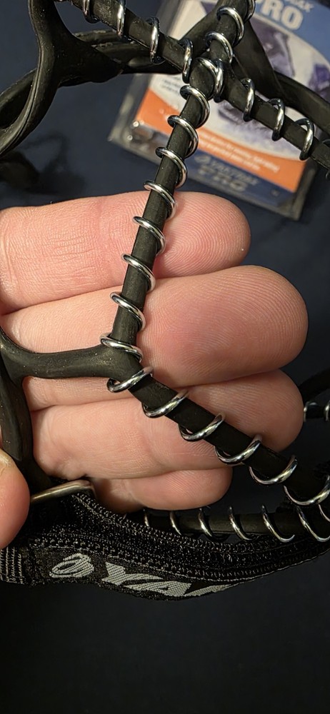 Yaktrax Pro Traction Device Black Size M Adjustable Spikeless Ultralight