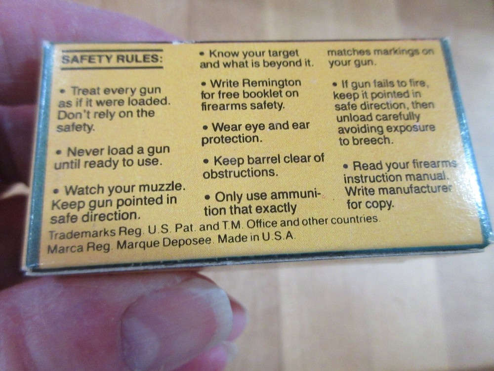 Empty Ammo Box Remington Viper 22 (w17) # 66