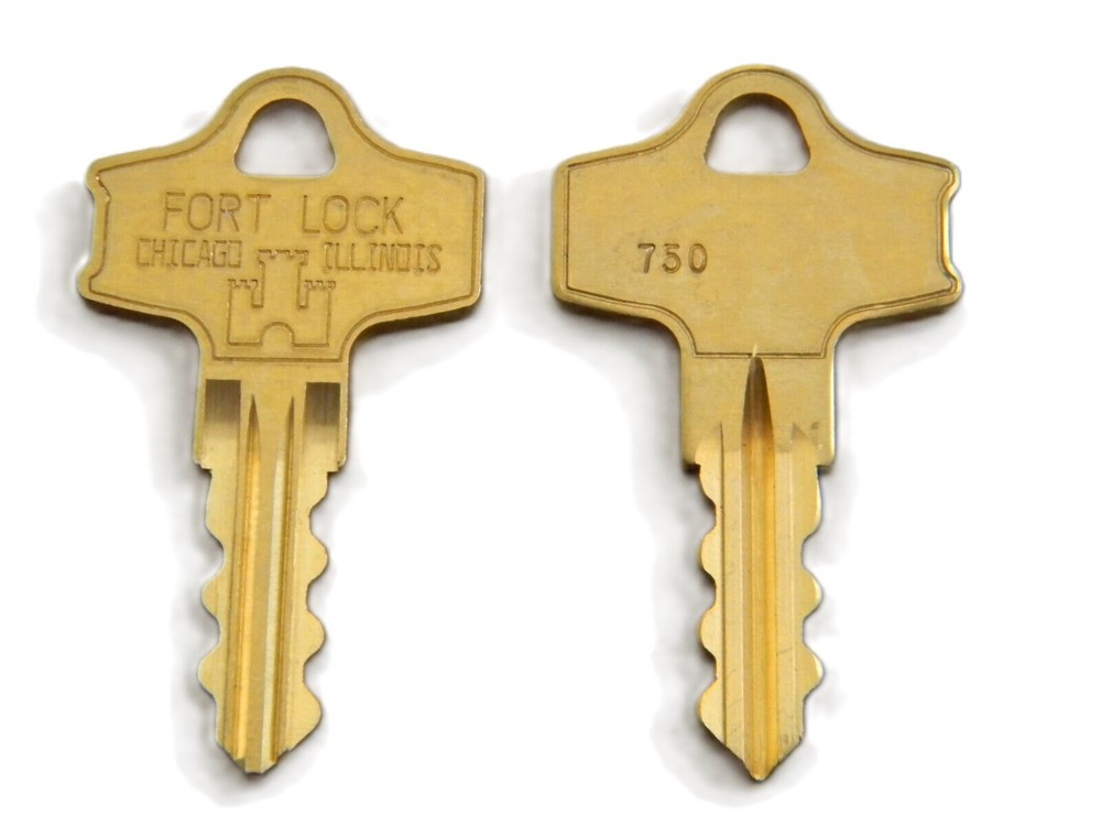 2 Fort Lock Double Sided Key Blanks K750