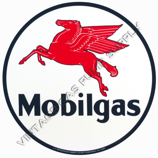 Mobilgas 6" Vinyl Decal (DC125B)