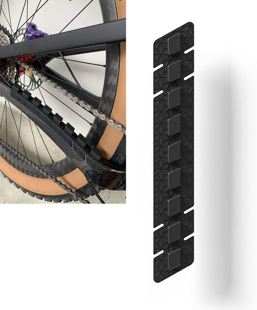 Silicone Chain Stay Frame Guard for MTB & Road Bikes - Protects Frame