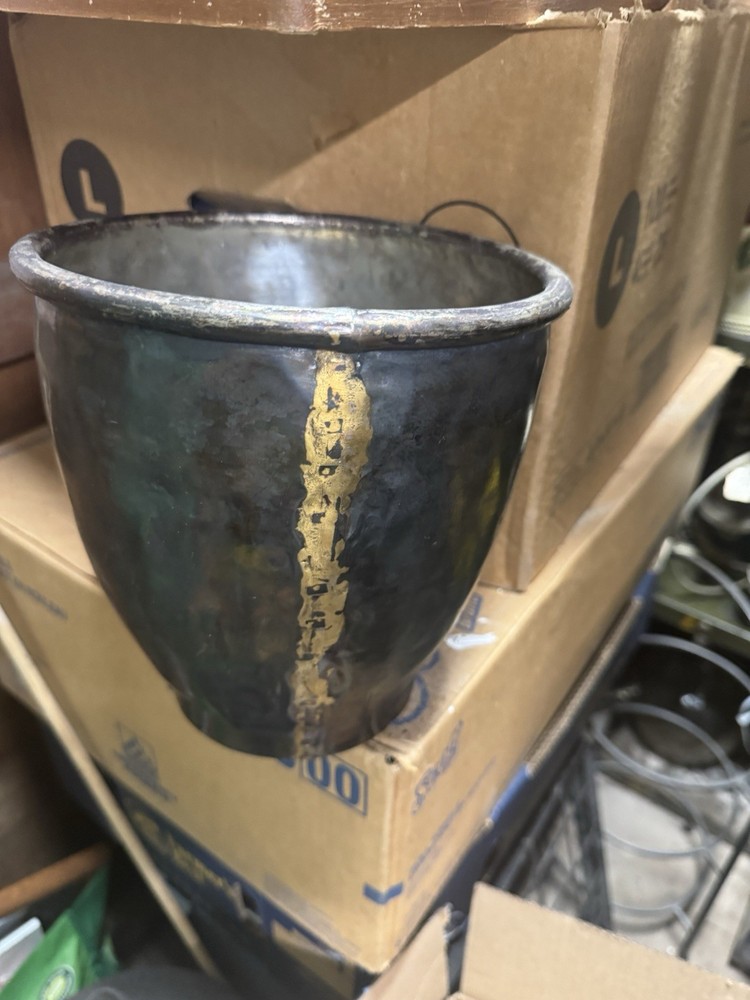 Pottery Barn Barkley Made In Turkey Planter Metal