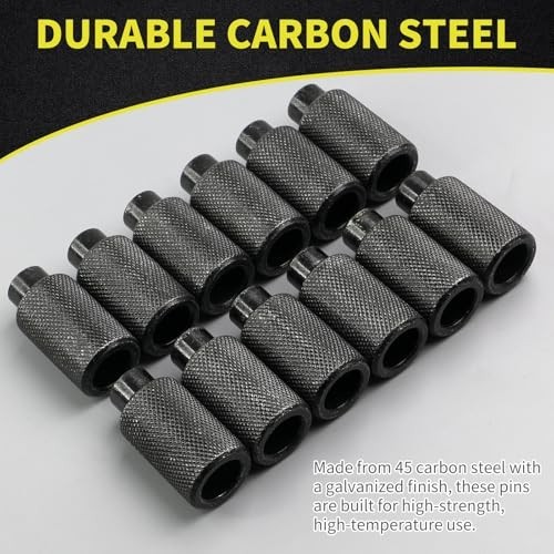 12 Pcs 5/8" x 2" Welding Table Locating Pins & Quick Setup Clamps - Stackable Ac