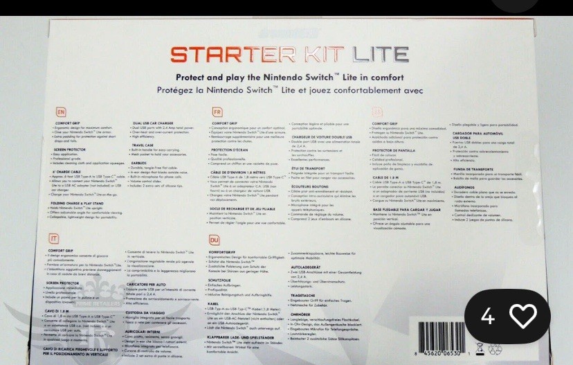 DreamGEAR Starter Kit Lite for Nintendo Switch Lite - Case and more