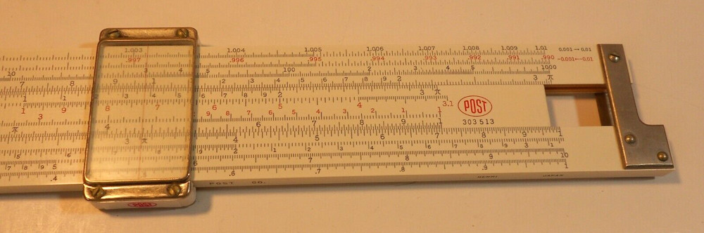 POST VERSALOG 1460 Engineer Slide Rule Case Belt Loop Instructions JAPAN E5