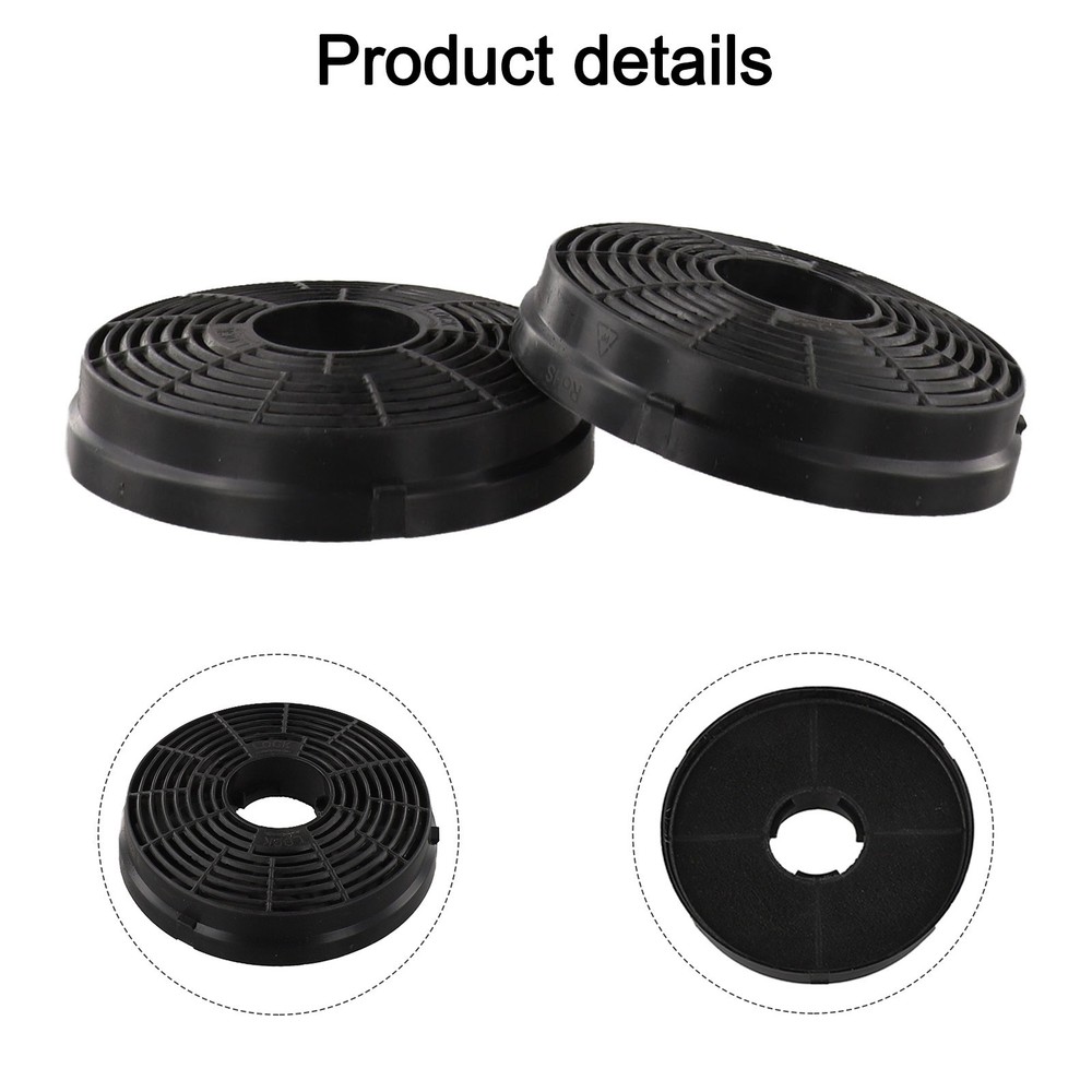 Easily Replaceable 2pcs Activated Carbon Filter Set for Kitchen For Range Hoods